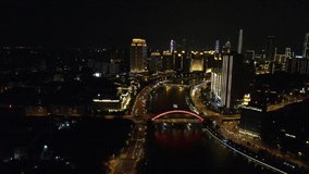 4K video of the city of Tianjin by night  - Powered by Shutterstock - Get 15% off with code: PIKWIZARD15