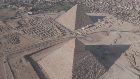 Aerial View Giza Pyramids 4k Stock Footage Video (100% Royalty-free ...