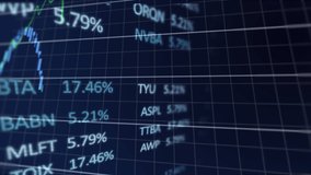 Animation of line graphs downgrading on grid pattern over trading board. Digitally generated, hologram, report, finance, stock market, investment and technology concept. - Powered by Shutterstock - Get 15% off with code: PIKWIZARD15