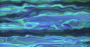 Bright glowing beautiful iridescent liquid blue background in high resolution 4k abstract animation motion design