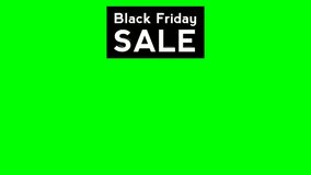 Motion graphics Black Friday sale Discount 80% Off text animation in black box for business promotion advertorial concept banner video elements