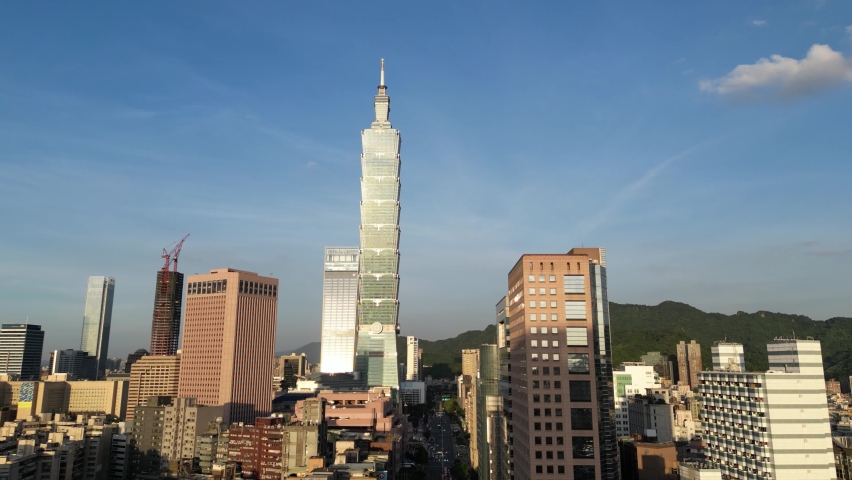 The view of Taipei city