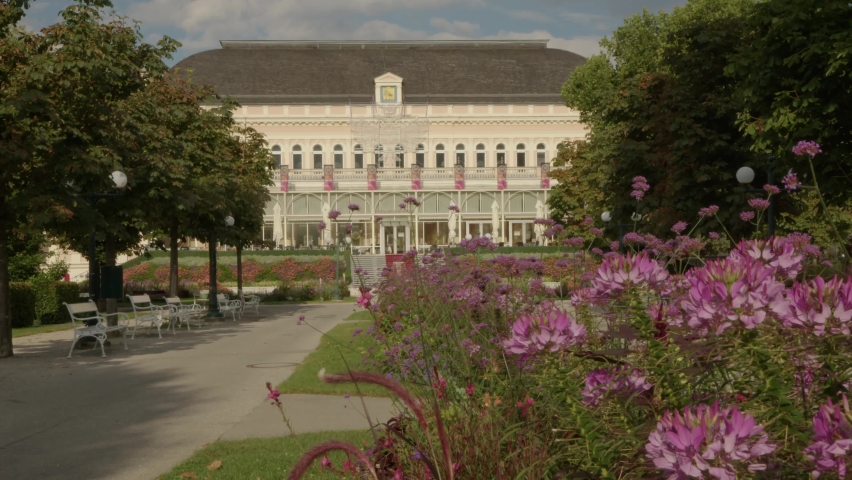 historic spa center in Bad Ischl, Upper Austria