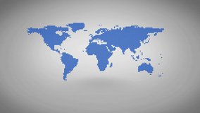 Animation of you win text and gamepad icon over globe and world map on blue background. Social media and digital interface concept digitally generated video. - Powered by Shutterstock - Get 15% off with code: PIKWIZARD15