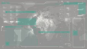 Animation of financial data processing over white background. Global data processing and economy concept digital generated video. - Powered by Shutterstock - Get 15% off with code: PIKWIZARD15