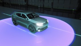 High Tech Autonomous Car Self Driving Using Radar Scanning Environment Emitting Signals Communicating With Gps System Satellites Future Of Transportation Electric Cars Revolution Cgi - Powered by Shutterstock - Get 15% off with code: PIKWIZARD15
