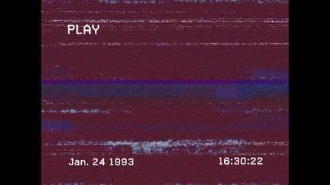 Animation Vhs Glitch Effect Over Triangular Stock Footage Video (100% ...
