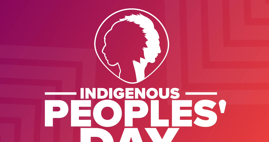 Indigenous Peoples' Day. Flat holiday animation. Motion graphic design. 4K, HD loop footage. | Shutterstock HD Video #1094856225