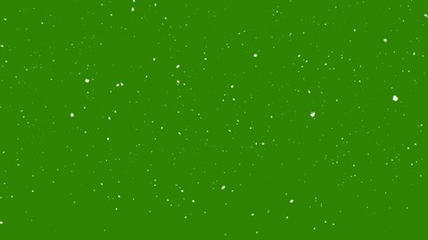 Snow Falling On Green Screen Background Stock Footage Video (100% ...