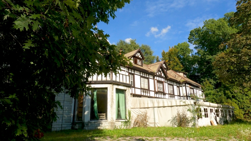 Old English Riding School Abandoned in the Woods - 5K