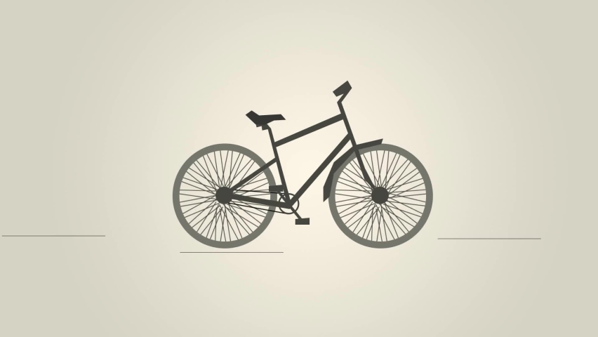 Bicycle wheel animation motion graphics  | Shutterstock HD Video #1094895239
