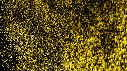 Gold Particles Moving Background Fast Energy Stock Footage Video (100% ...