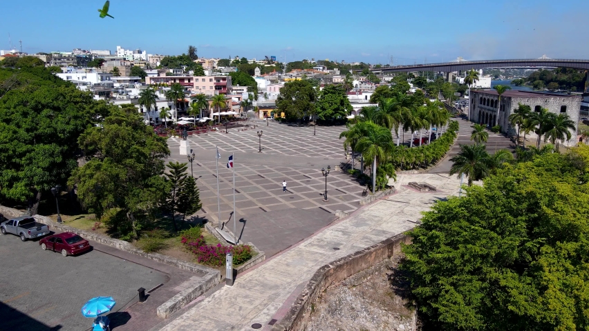 Alcazar Plaza, and the Spanish plaza in Santo Domingo - Dominican Republic