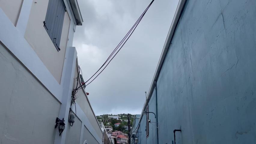Alleyway in the US Virgin Islands