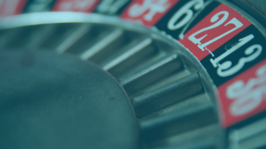 Animation of statistics and data processing over a turning roulette wheel. Coronavirus Covid-19 pandemic chance and luck concept digital composite - Powered by Shutterstock - Get 15% off with code: PIKWIZARD15