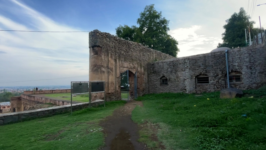 Historical place in old city Kashmir, very old and ancient building