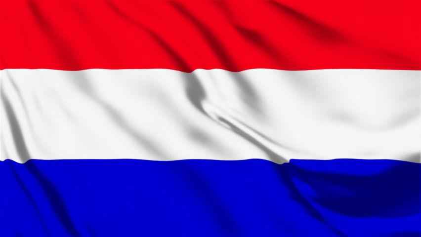 Seamless loop waving animation of the Netherlands flag | Shutterstock HD Video #1094986521