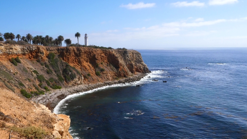 Point Vincente Lighthouse in Rancho Palos Verdes, California, USA