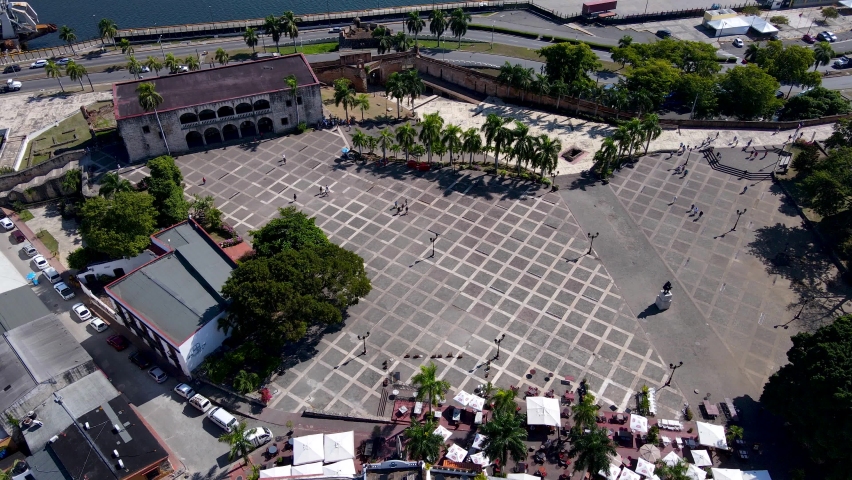 
Alcazar Plaza, and the Spanish plaza in Santo Domingo - Dominican Republic