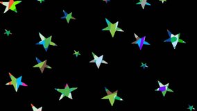 Multiple Colourful Star Run Animation.mp4