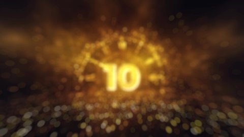 10 Secs Countdown Timer Happy New Year 2023 : vidéo de stock