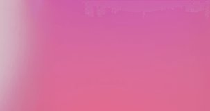 Vertical video of african american male basketball player bouncing ball on pink background. Sports and competition concept.