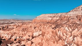 Red valley at Goreme, Cappadocia in Turkey