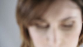 Close-up of woman eyes, selective focus; HD Photo JPEG