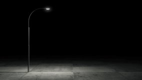 Flickering Street Lamp at Night. 4K Loop Animation - Powered by Shutterstock - Get 15% off with code: PIKWIZARD15