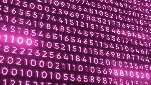 Background Set Numbers Highlighted Motion Set Stock Footage Video (100% ...