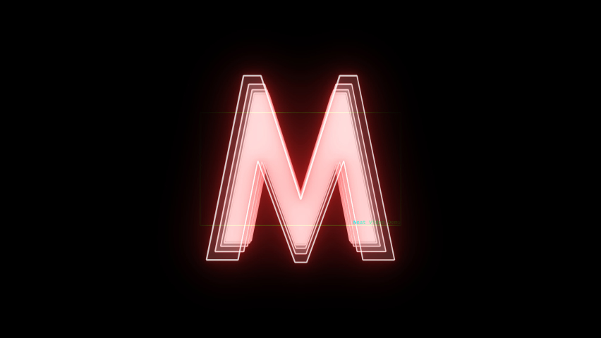 2d animated neon font. Animated MNO alphabet in neon style on transparent background. MNO letters. videos with alpha channel
 Royalty-Free Stock Footage #1095097159