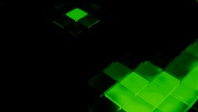 Dance of neon music party squares on a black background. Design. Visualization of the dance floor at the night club. - Powered by Shutterstock - Get 15% off with code: PIKWIZARD15