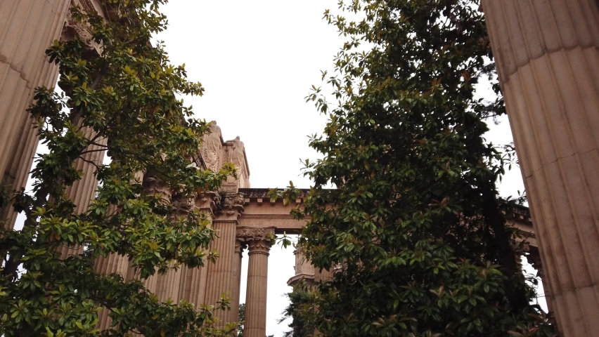 DOLLY - The Palace of Fine Arts is a monumental structure located in the Marina District of San Francisco, California, USA, originally constructed for the 1915 Panama–Pacific International Exposition.