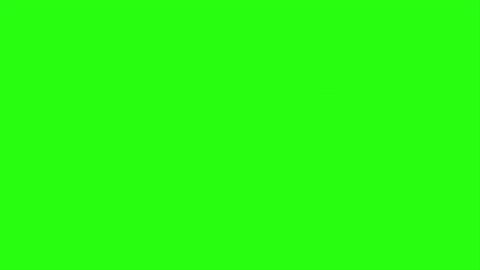 Loop Animation Lightning On Green Screen Stock Footage Video (100% ...