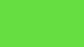 4k video of abstract molecular structure over green background