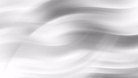 White and grey smooth stripes abstract minimal geometric motion background. Video animation UHD 4K.