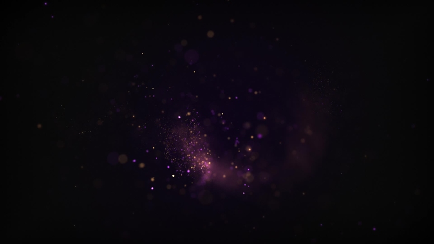 Magic Particles Alpha Loop Background Royalty-Free Stock Footage #1095187437