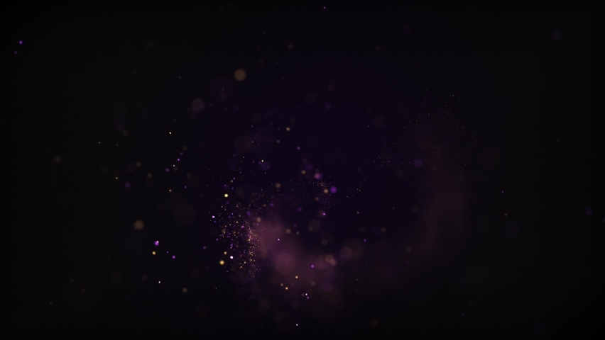 Magic Particles Alpha Loop Background Royalty-Free Stock Footage #1095187441