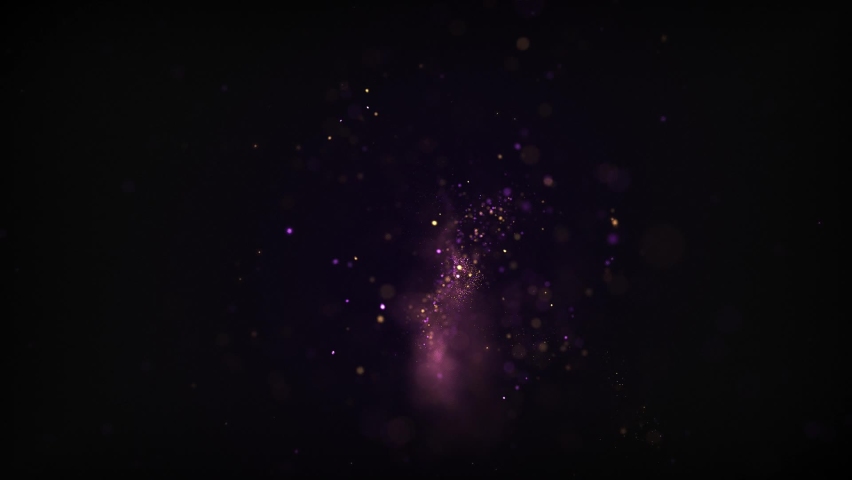 Magic Particles Alpha Loop Background Royalty-Free Stock Footage #1095187451