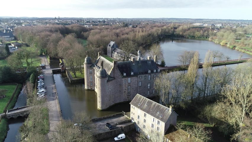 Castle in the city of Flers in French normandy.