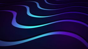Abstract looped dual color gradient background with liquid style waves.