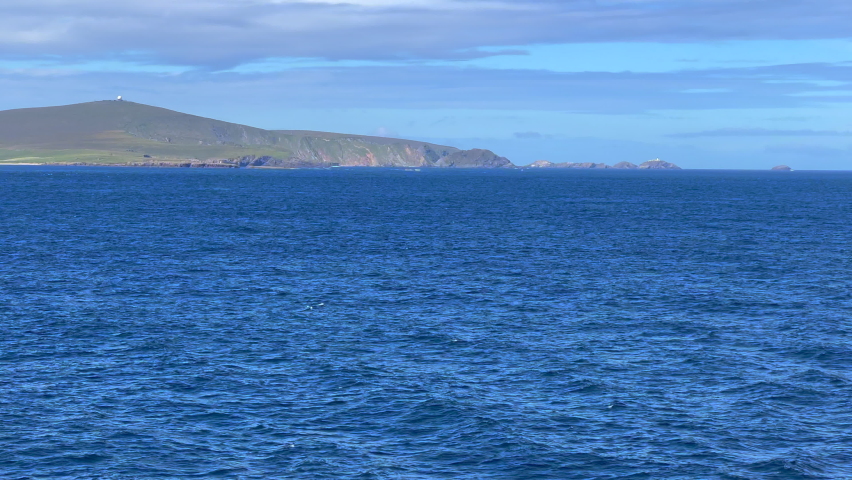 Unst, the northernmost of the Shetland Islands, Scotland, United Kingdom.  Royalty-Free Stock Footage #1095208467