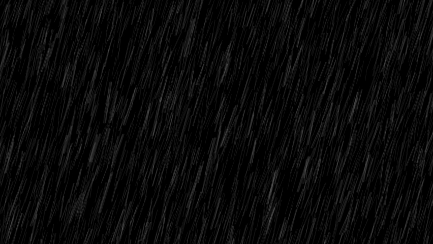 falling rain over black background. rainy weather background. 4k Rain falling Royalty-Free Stock Footage #1095229635
