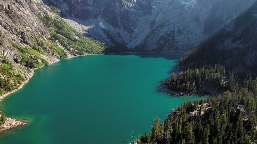 Colchuck Lake at The Enchantments in Leavenworth Washington