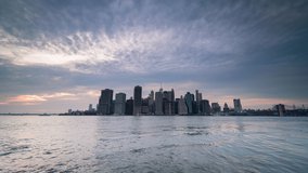 Time Lapse: Sunset over New York