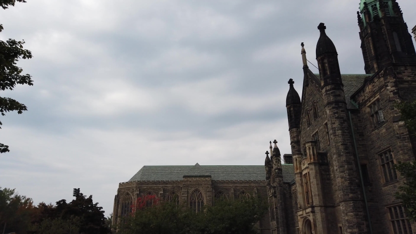 Ancient architecture of Toronto, Canada.