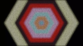  seamless hexagon pattern intro video