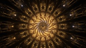 Psychedelic Brown Mandala Psychedelic Rotating Pattern 3D Abstract Kaleidoscope 4k Vj loop Meditating Background - Powered by Shutterstock - Get 15% off with code: PIKWIZARD15
