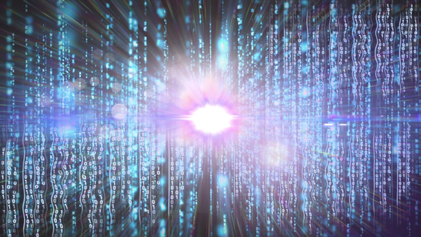 Animation of shapes and light trail over black background. Entertainment data communication and digital interface background concept digitally generated video. - Powered by Shutterstock - Get 15% off with code: PIKWIZARD15