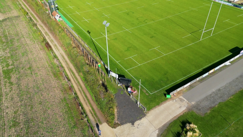 Canterbury Rugby Club pan up reveal the stadium